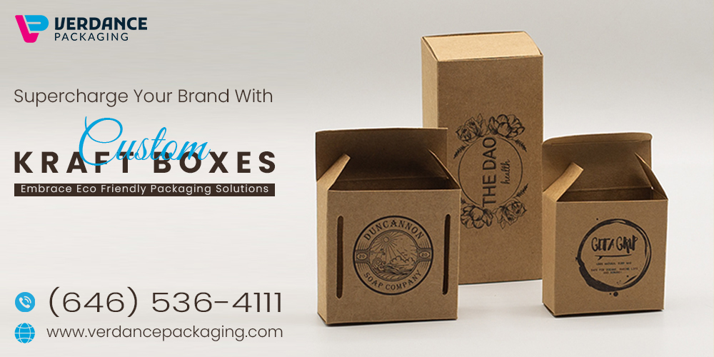 Supercharge Your Brand With Custom Kraft Boxes - Embrace Eco-Friendly Packaging Solutions